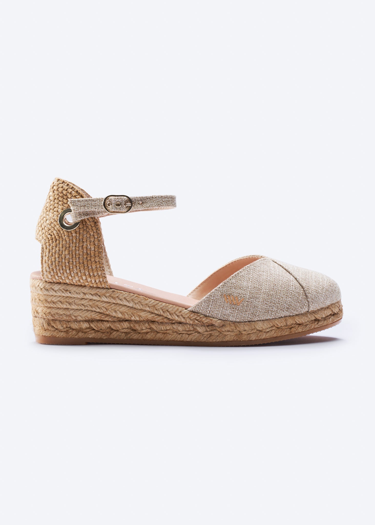 Pubol Premium Fabrics Canvas Espadrille Wedges