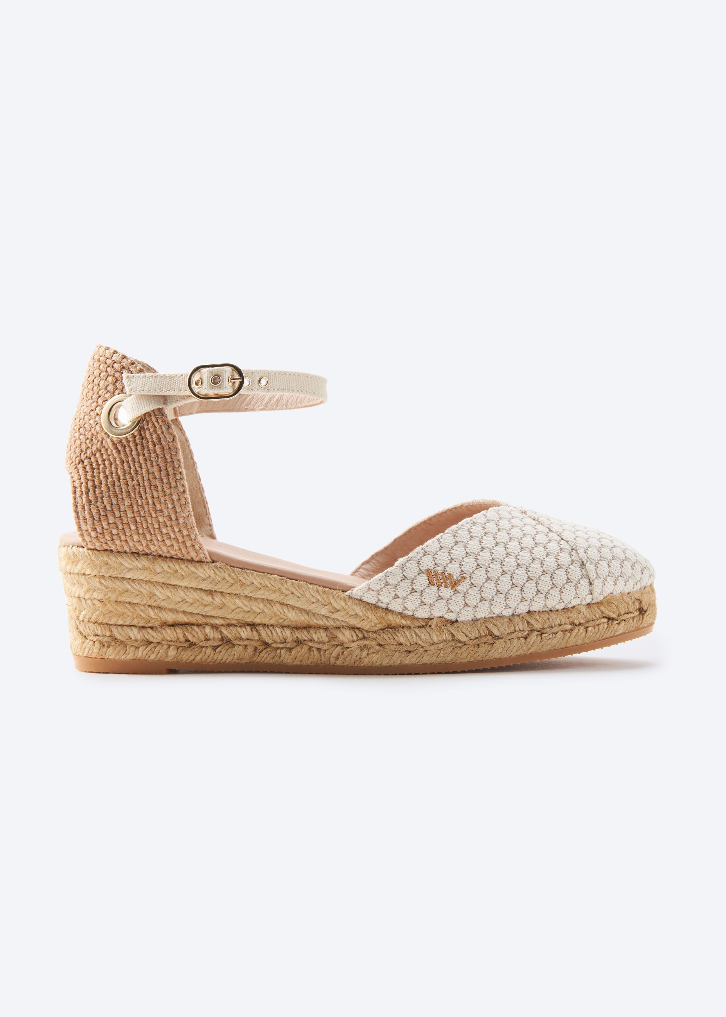Pubol Premium Fabrics Canvas Espadrille Wedges