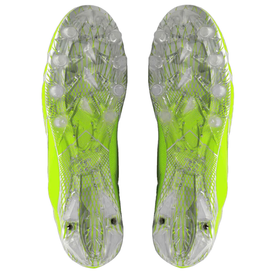 Quantum Speed Football/Lacrosse/Rugby Cleats in Slime