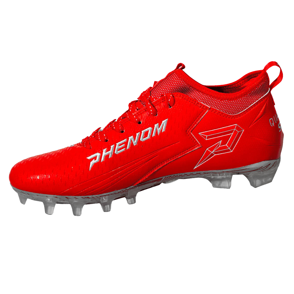 Quantum Speed Red Football/rugby/lacrosse Cleats