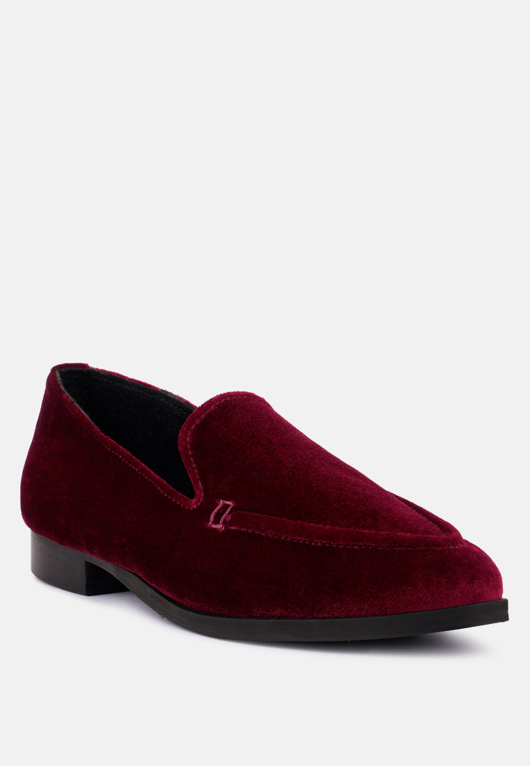 Luxe-lap Velvet Handcrafted Loafers
