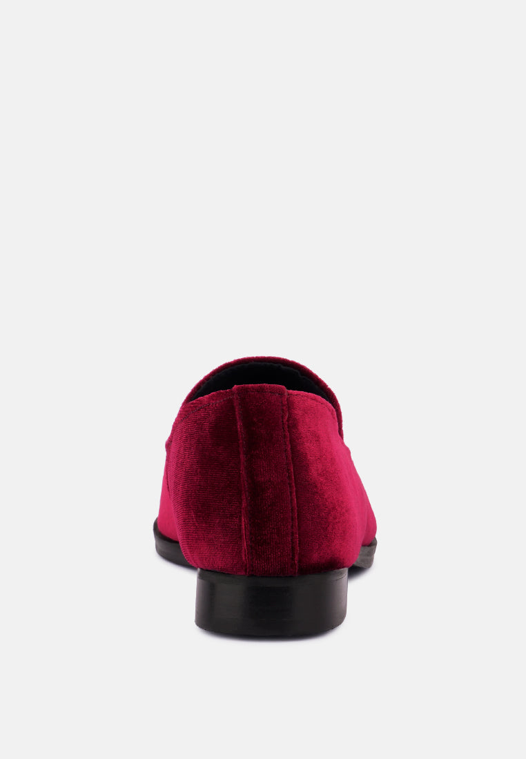 Luxe-lap Velvet Handcrafted Loafers
