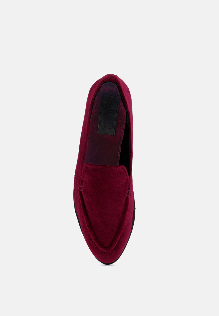 Luxe-lap Velvet Handcrafted Loafers