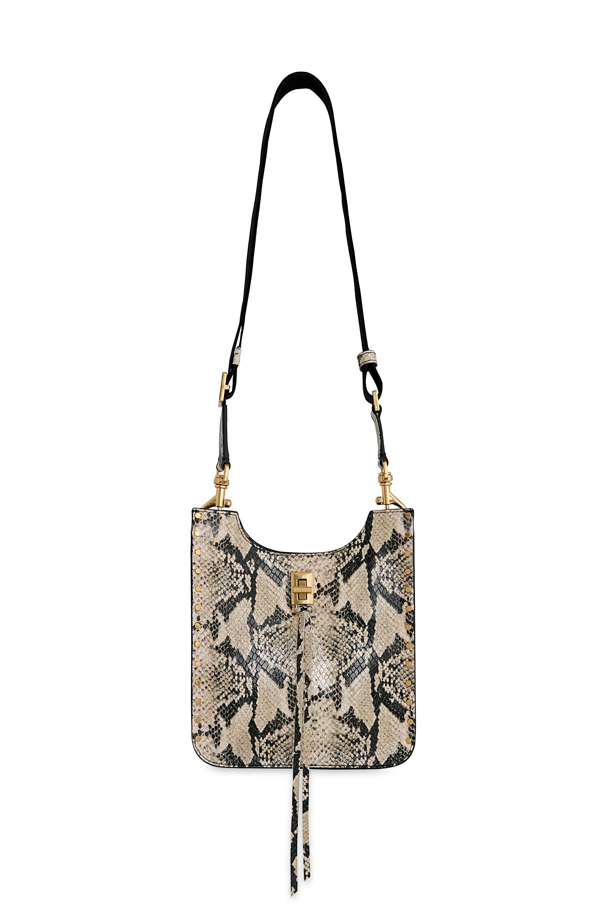 Rebecca Minkoff Darren Mini Feed Crossbody Bag - Striking Snakeskin-inspired Print