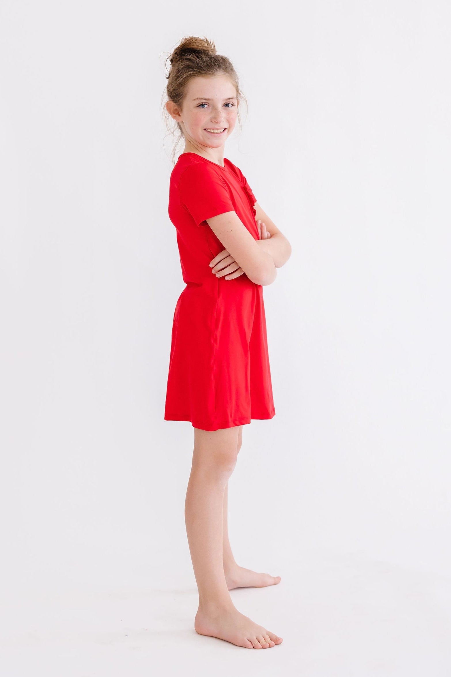 Red T-shirt Dress