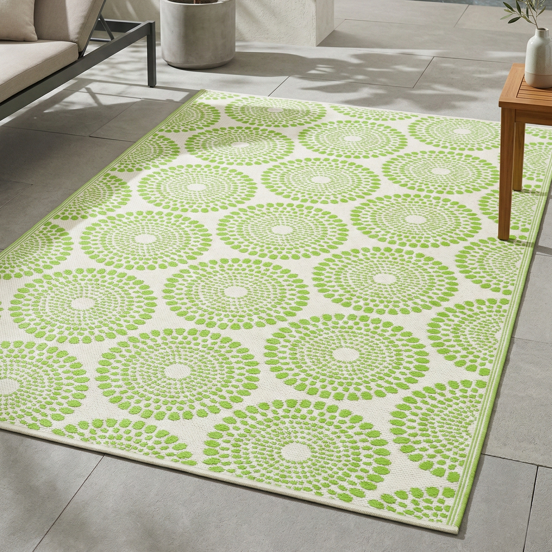 Rio - Green Outdoor Rug For Patio