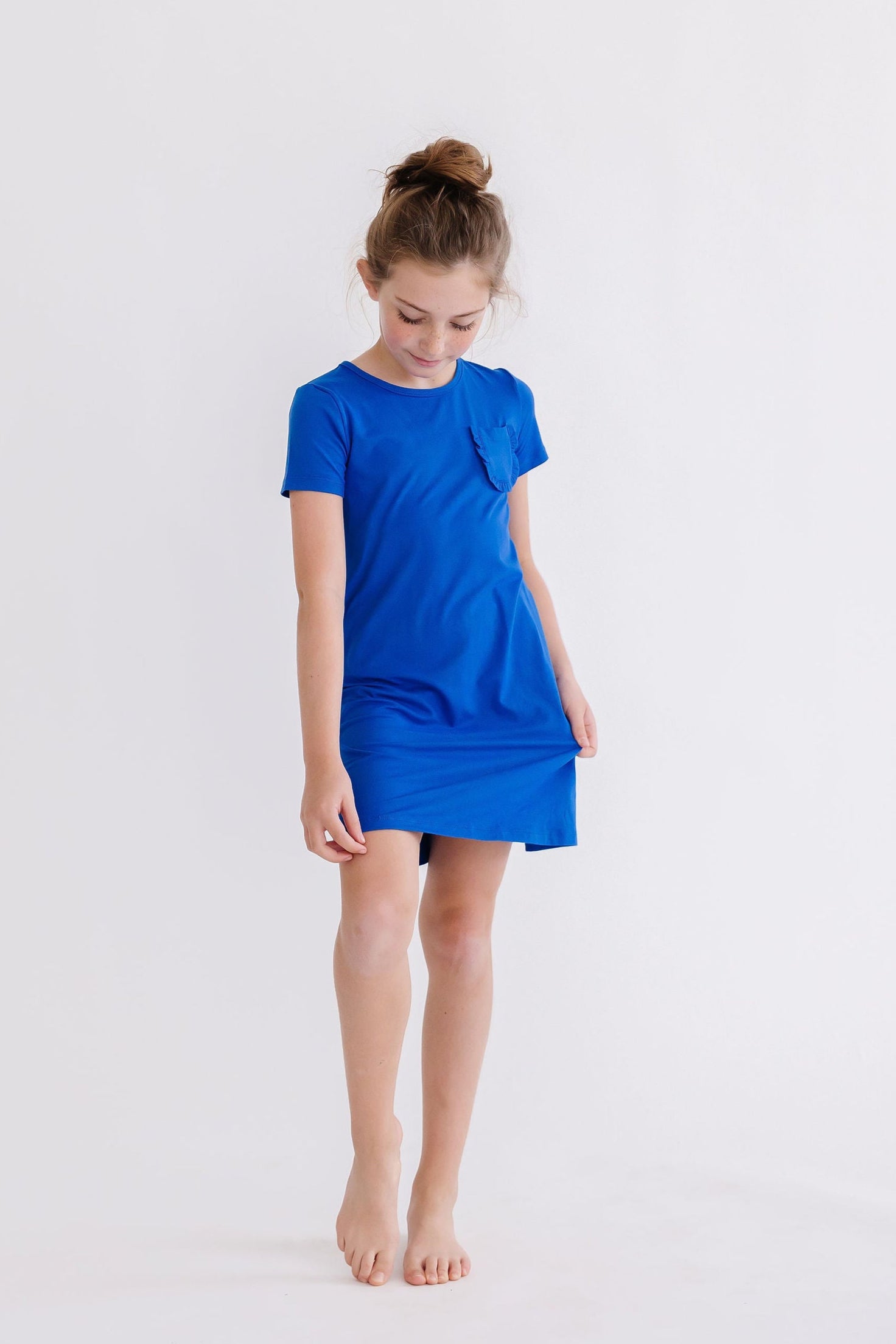 Royal Blue T-shirt Dress