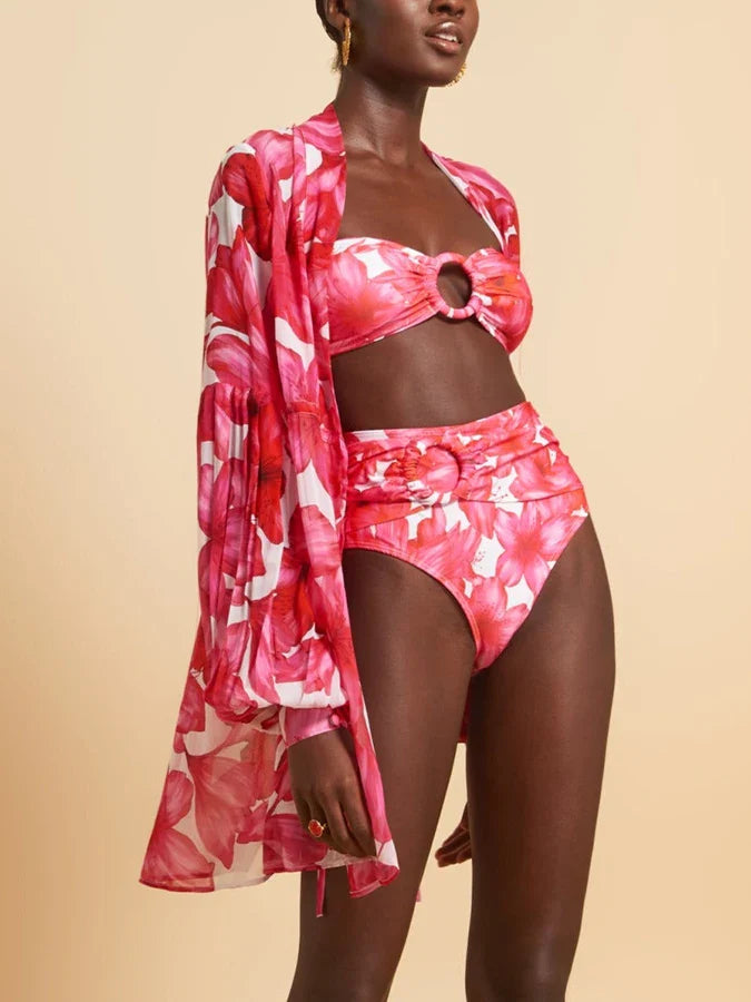 Summa Vibe Girlie Three Piece Swimsuit