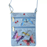 Anuschka Hand-Painted Leather RFID Travel Crossbody