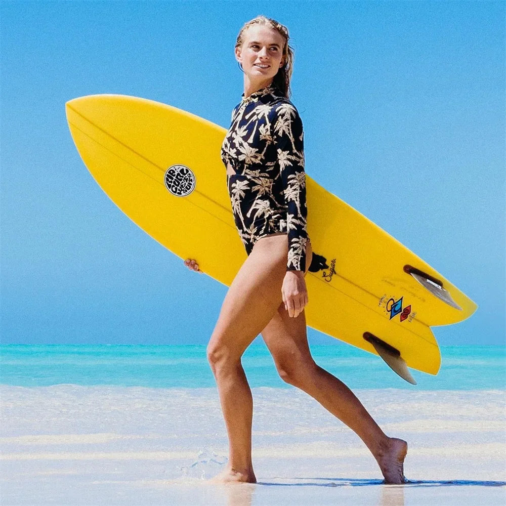 Aurie One Piece Long Sleeve Swimsuit