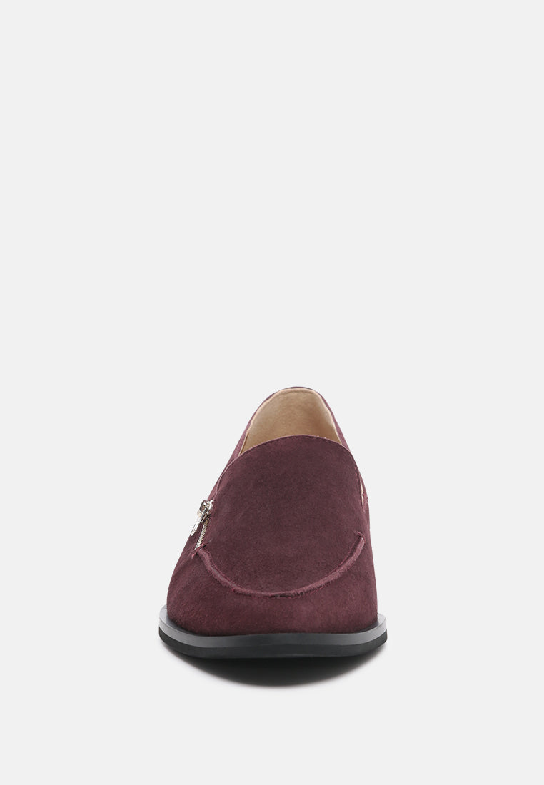 Sara Suede Slip-on Loafers