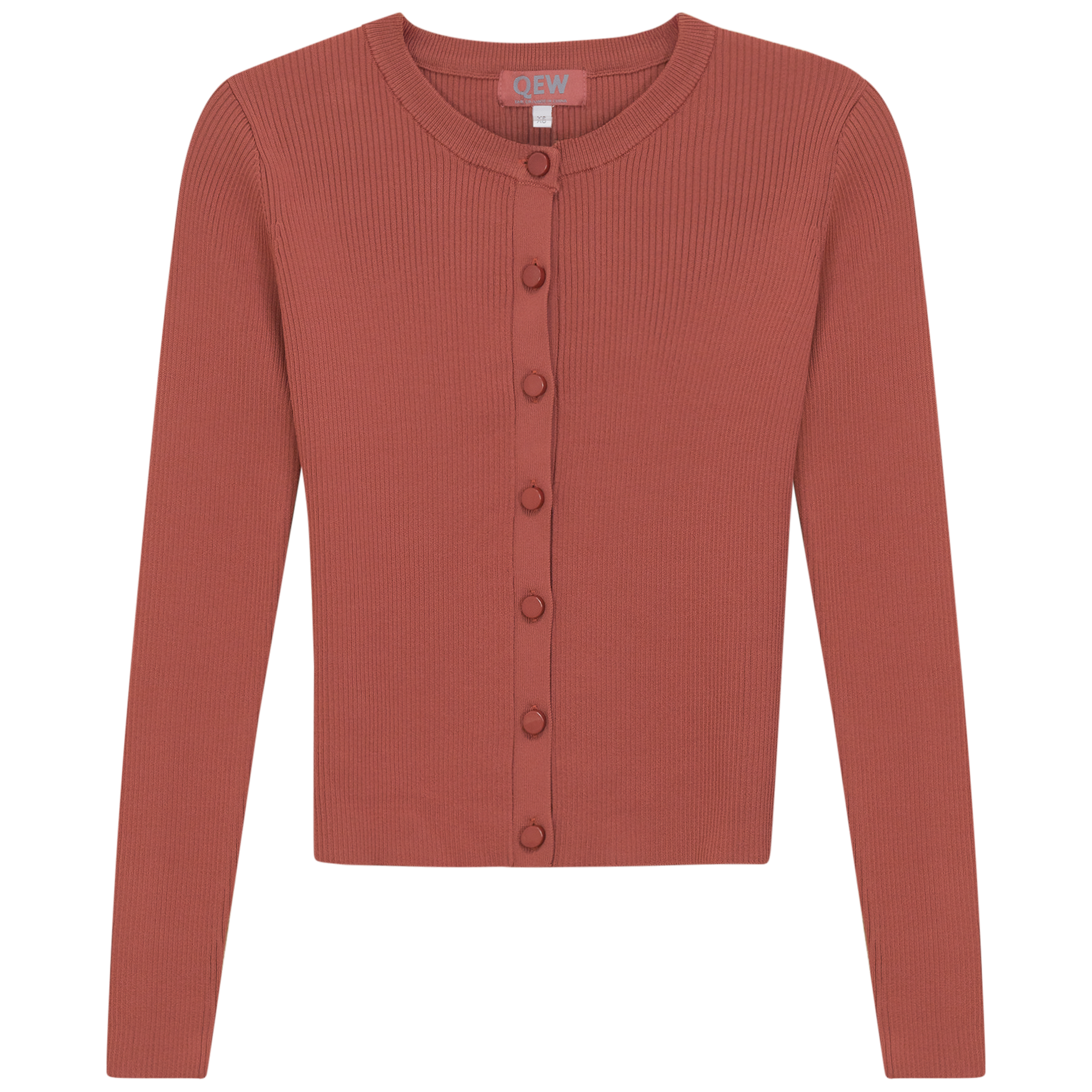 Cropped Knit Cardigan