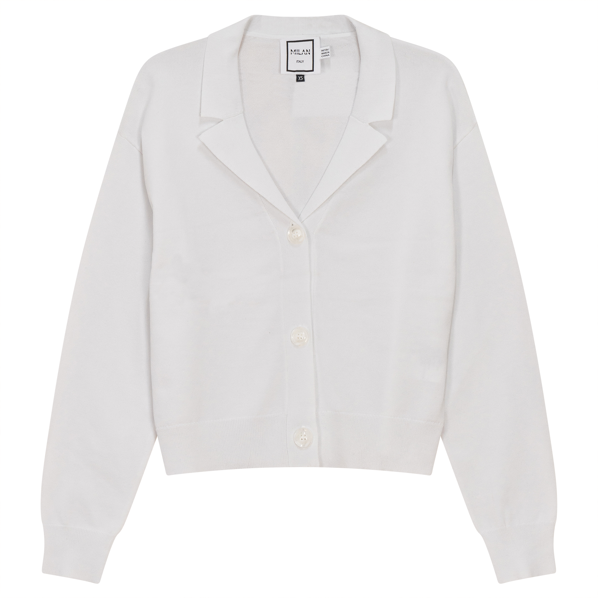 Cropped Knit Cardigan