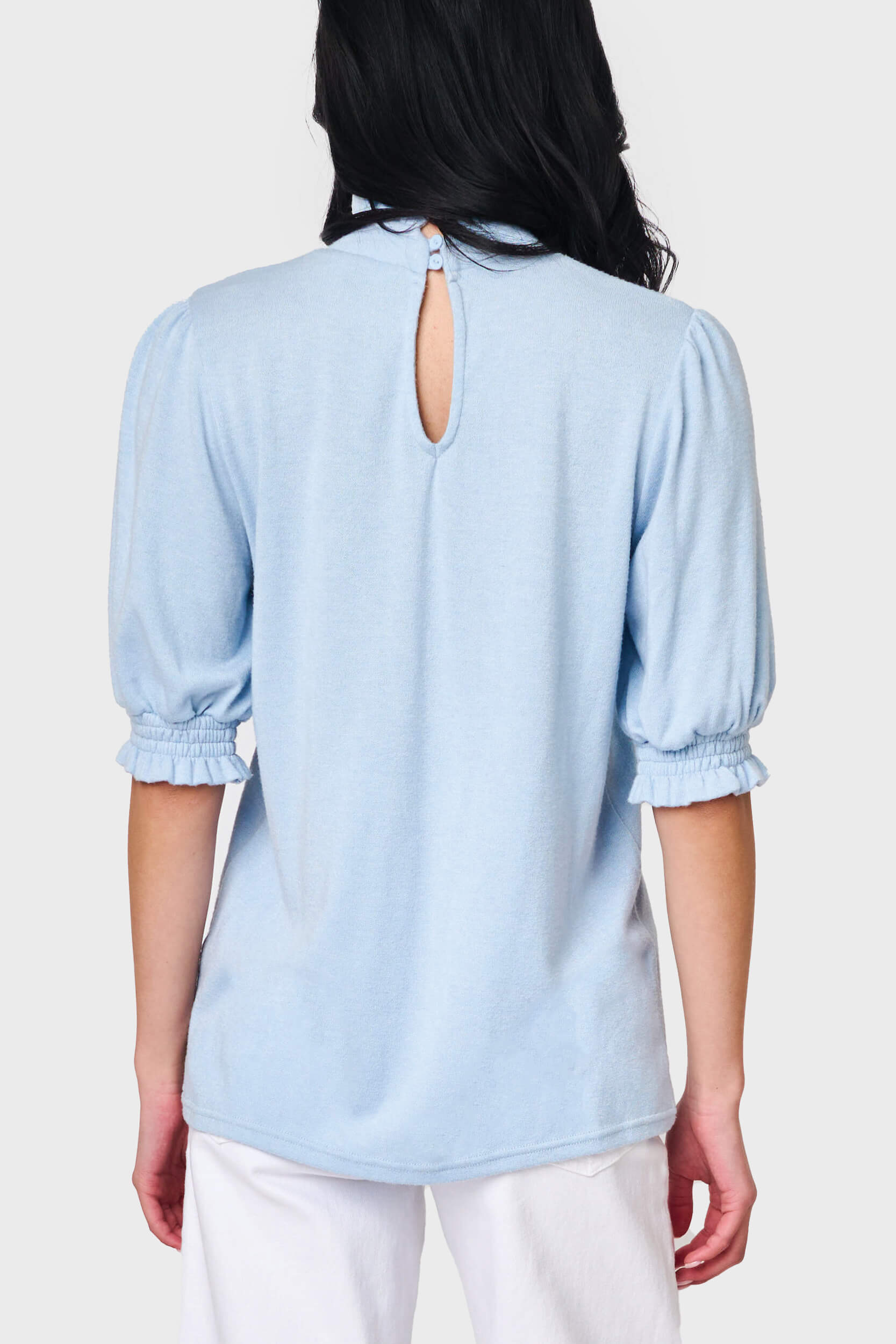 Feminine Mock Neck Luxe Sweater Top