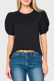 Twist Sleeve Luxe Tee
