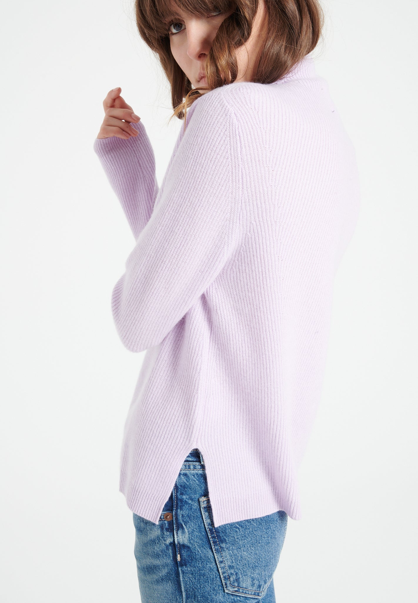 Pure Cashmere Rib Knit Turtleneck Sweater (Lilly 21) – Stein Mart