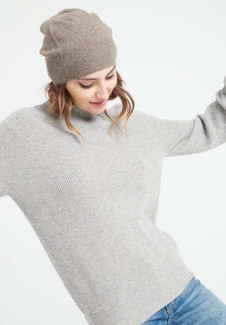 Pure Cashmere Turtle Neck Sweater