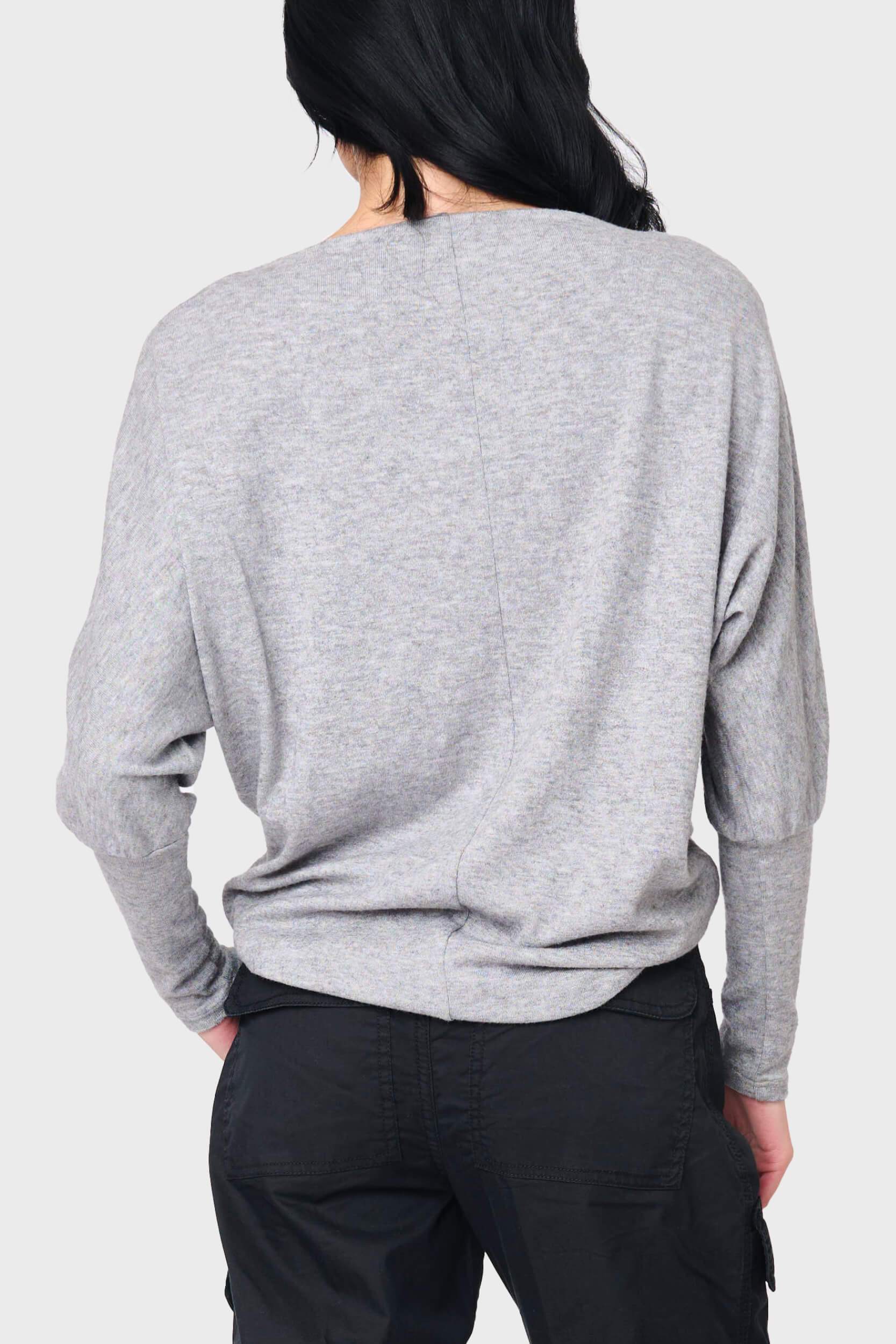 Slouchy Luxe Open Neck Sweater