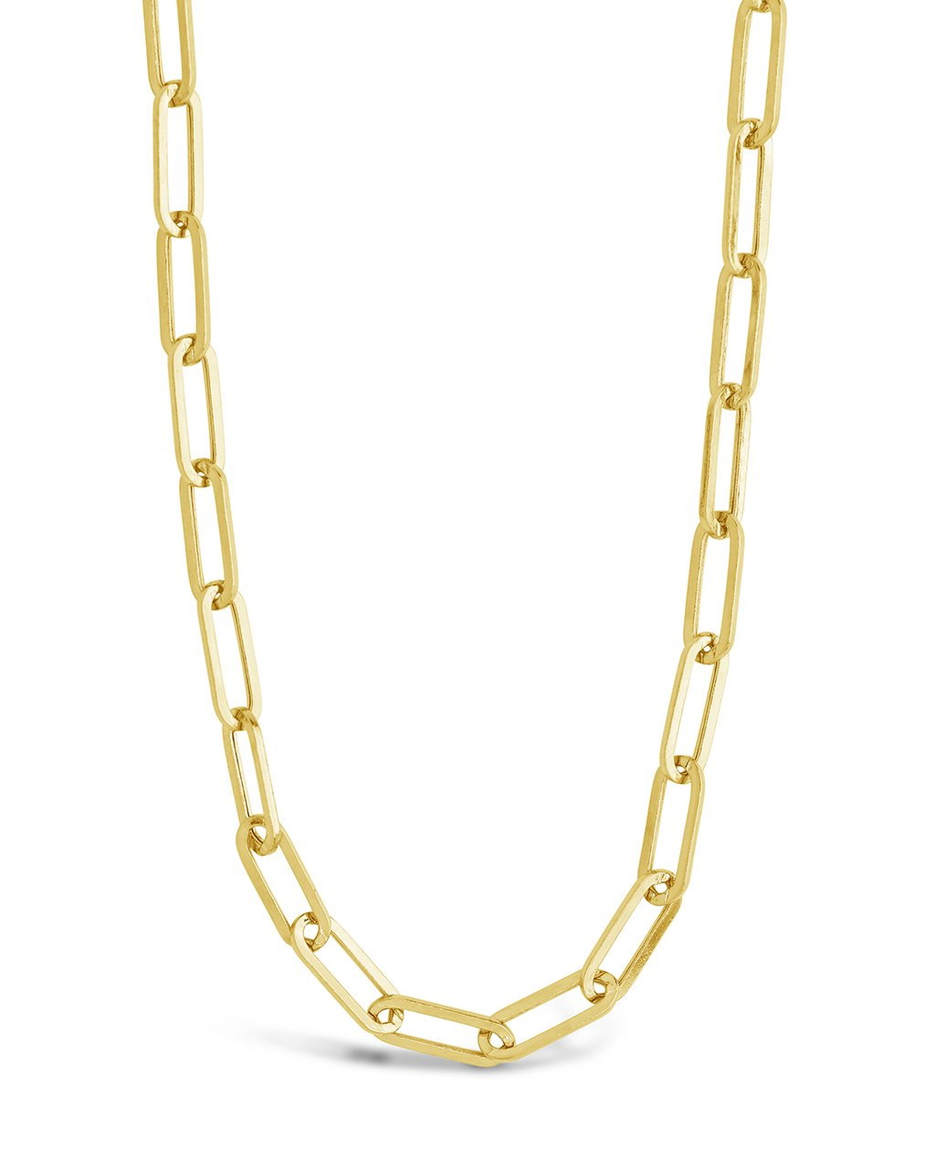 Sterling Silver Paperclip Chain Necklace
