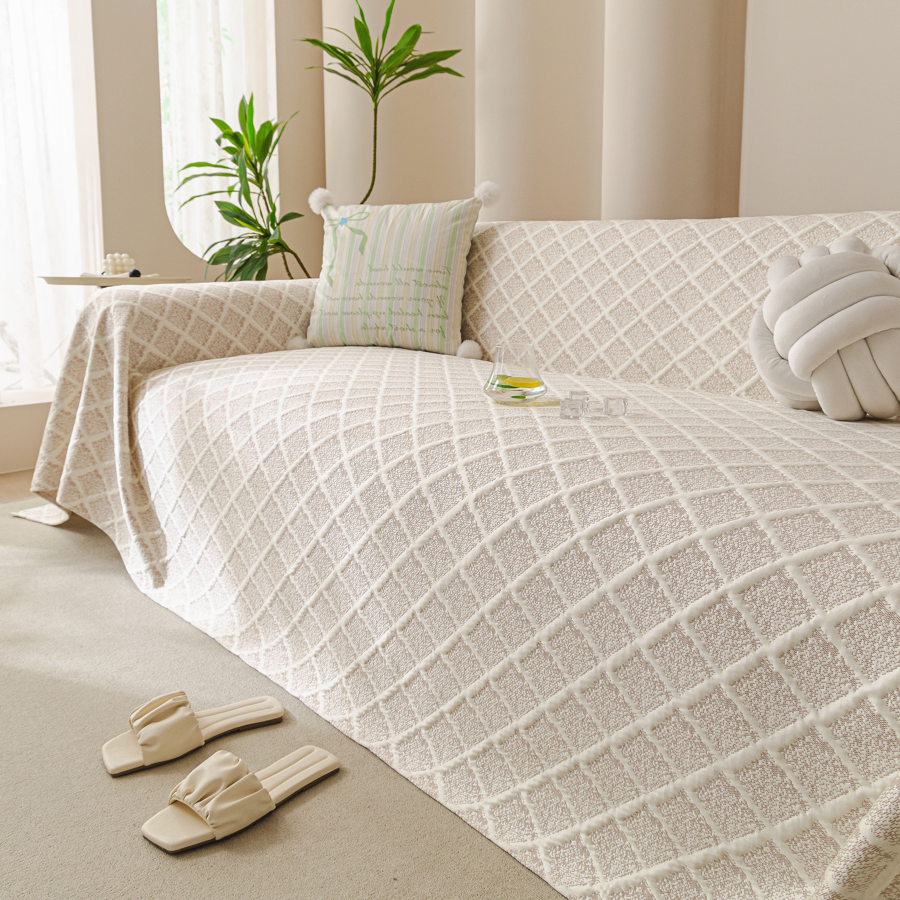 Cooling Couch Cover Throw, Washable Breathable Summer Bed Cover Sofa Protector Covers