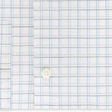 Michael Kors Men's Classic/Regular-Fit Non-Iron Airsoft Performance Stretch Check Dress Shirt Blue Size 15X32-33
