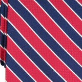 Club Room Men's Stripe Tie Wine Size Regular