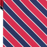 Club Room Men's Stripe Tie Wine Size Regular