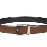 Men's Belt Black Medium (34-36) Leather Reversible Brown Size Medium
