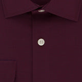 Tommy Hilfiger Men's Check Collared Slim Fit Dress Shirt Red Size 15X34-35