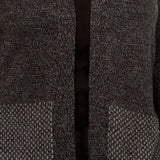 Karen Scott Women's Plus Patterned-Border Cardigan Sweater Black Size 0X-Large