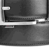 Kenneth Cole Reaction Men's Faux Leather Office Dress Belt Black Size X-Large