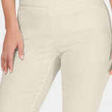 Charter Club Women's Cambridge Skinny Pull On Tummy Control Pants Tan Size 16 S