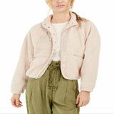 Free People Women's Hit the Slopes Fleece Jacket Fawn Beige Size Large