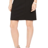 Vince Camuto Women's Sequined Sleeve Shift Dress Black Size 4