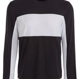 Ideology Men's Mesh Blocked Long Sleeve T-Shirt Black