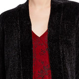 Michael Kors Women's Open-Front Patch-Pocket Cardigan  Black Size XS