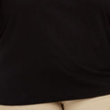 Karen Scott Women's Plus Size Holiday Truck Cotton Top Deep Black  Size 1X