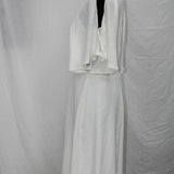 Ralph Lauren Women's Casual Belted Cutout Crepe Sheath Dress White Size 10