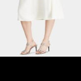 Ralph Lauren Women's Casual Belted Cutout Crepe Sheath Dress White Size 10