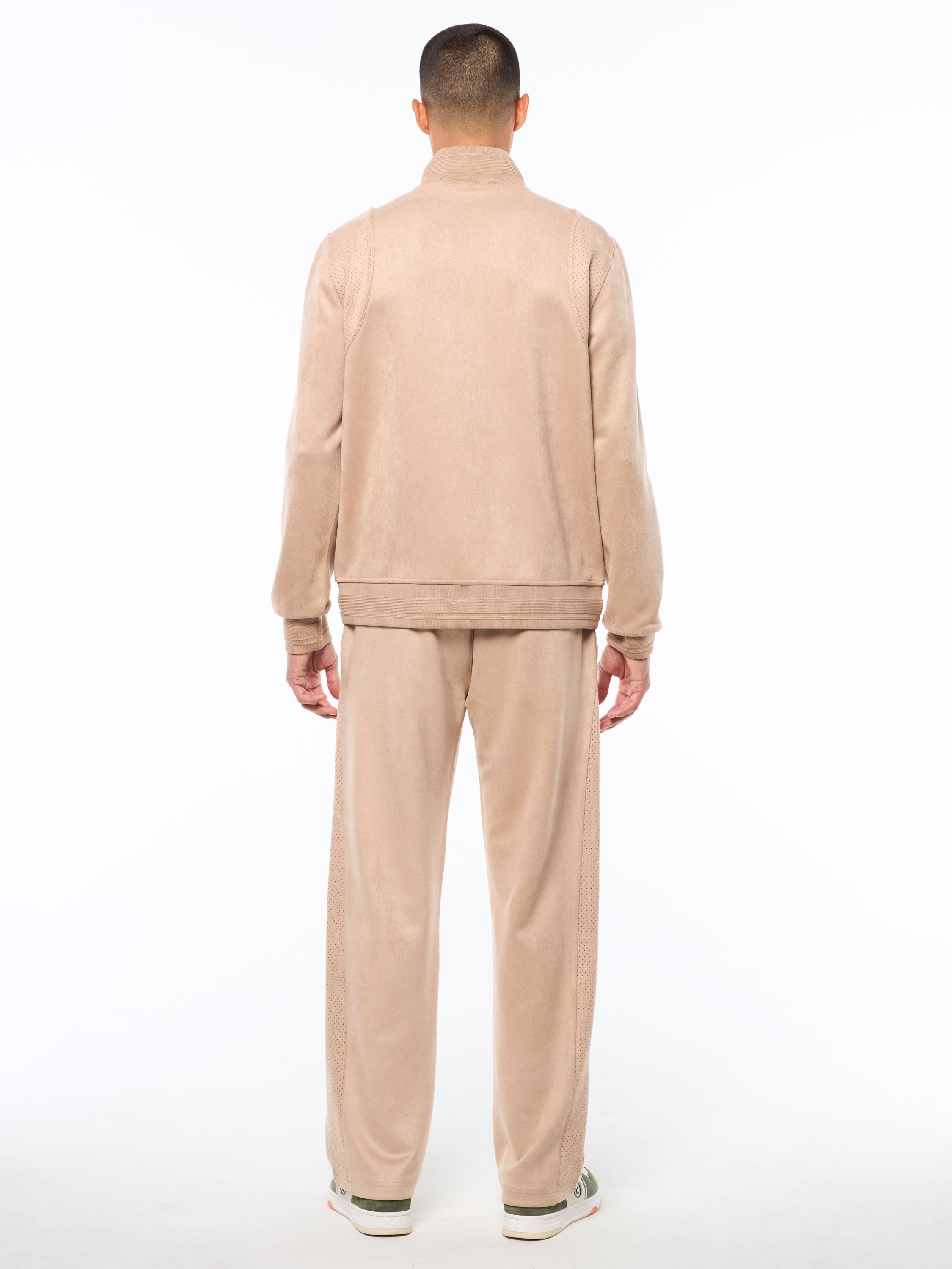 Camoscio Track Jacket- Humus