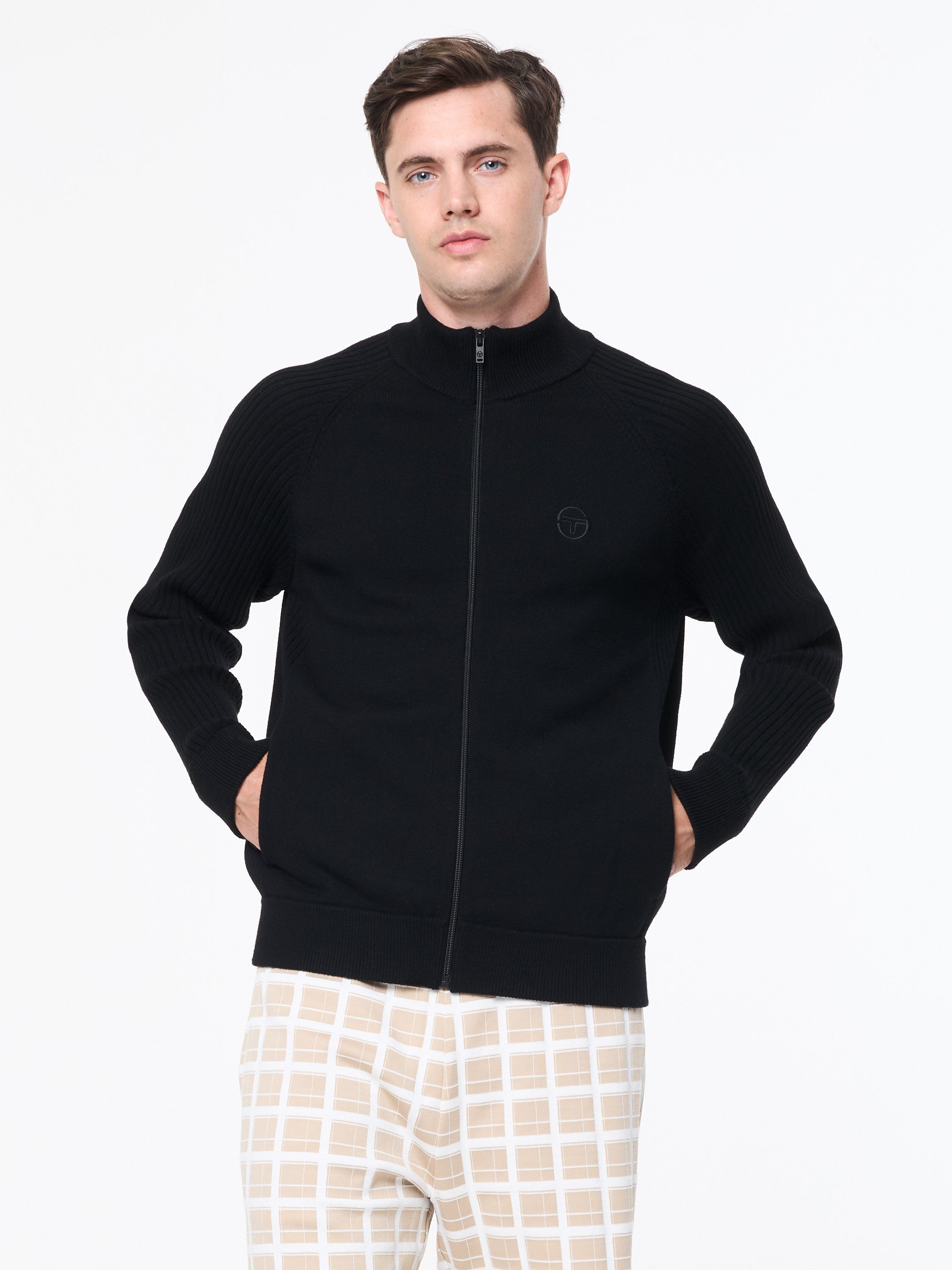 Saggio Track Jacket- Black Beauty