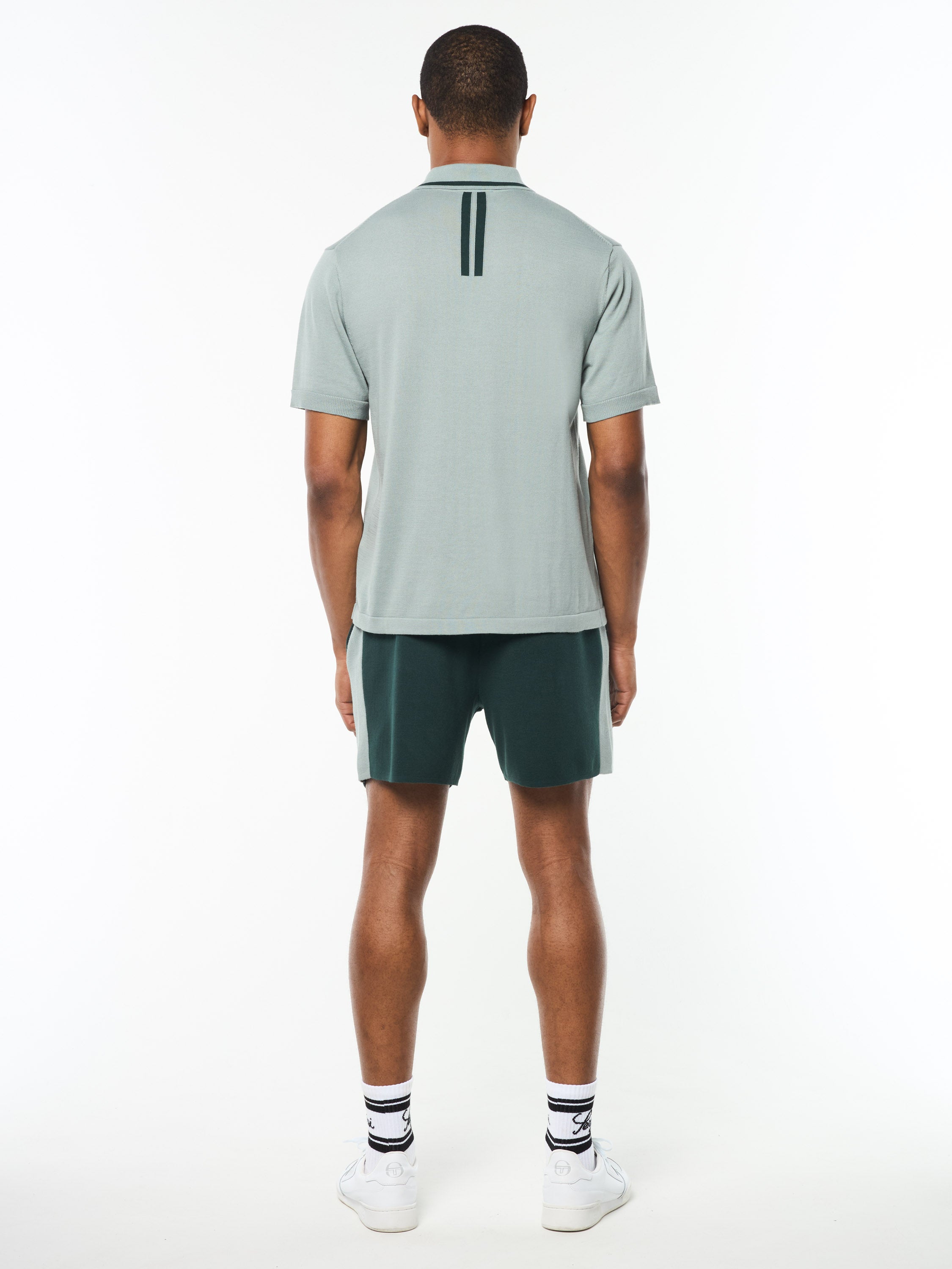 Giovane Polo Shirt In Slate Gray