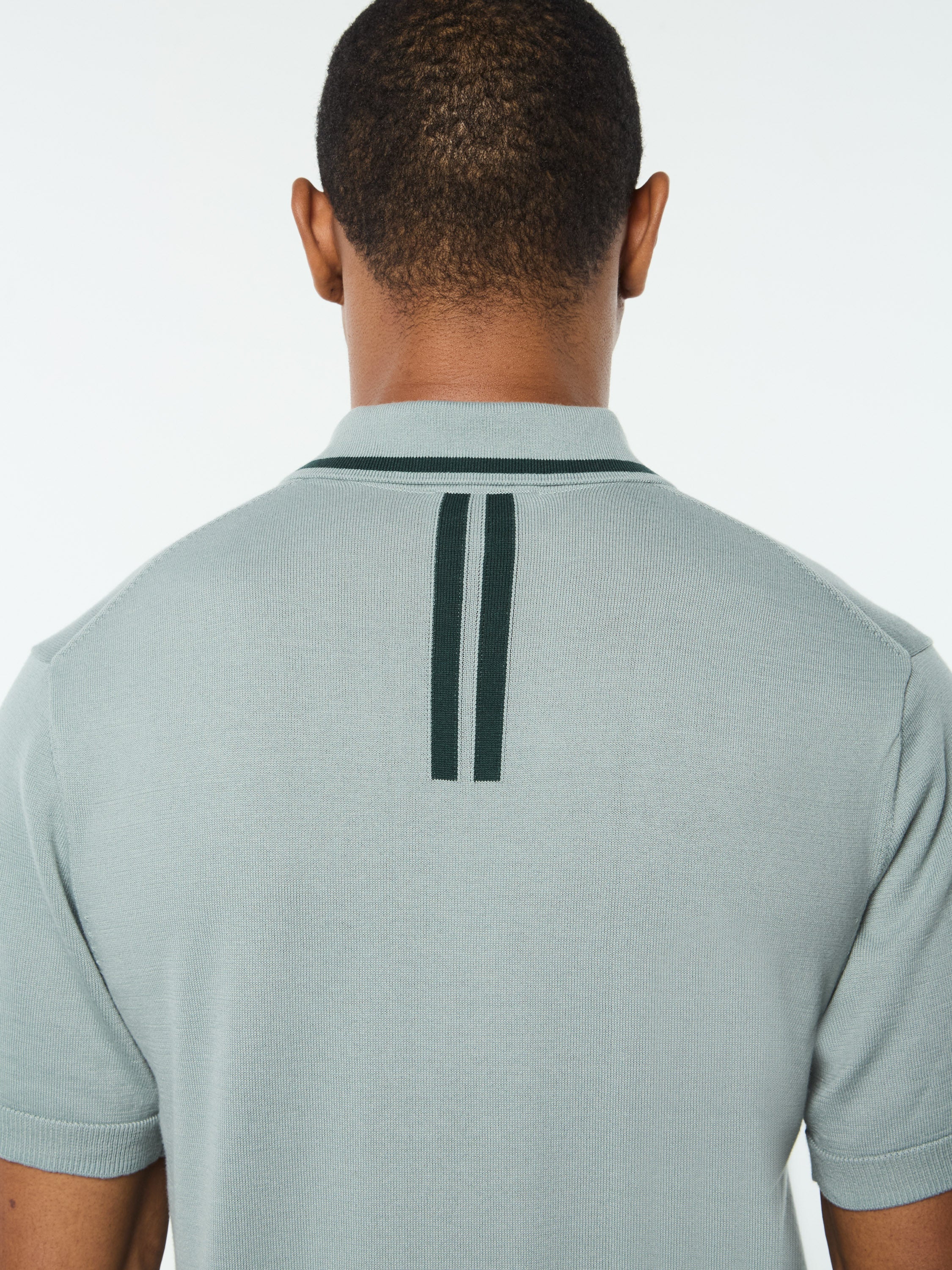 Giovane Polo Shirt In Slate Gray