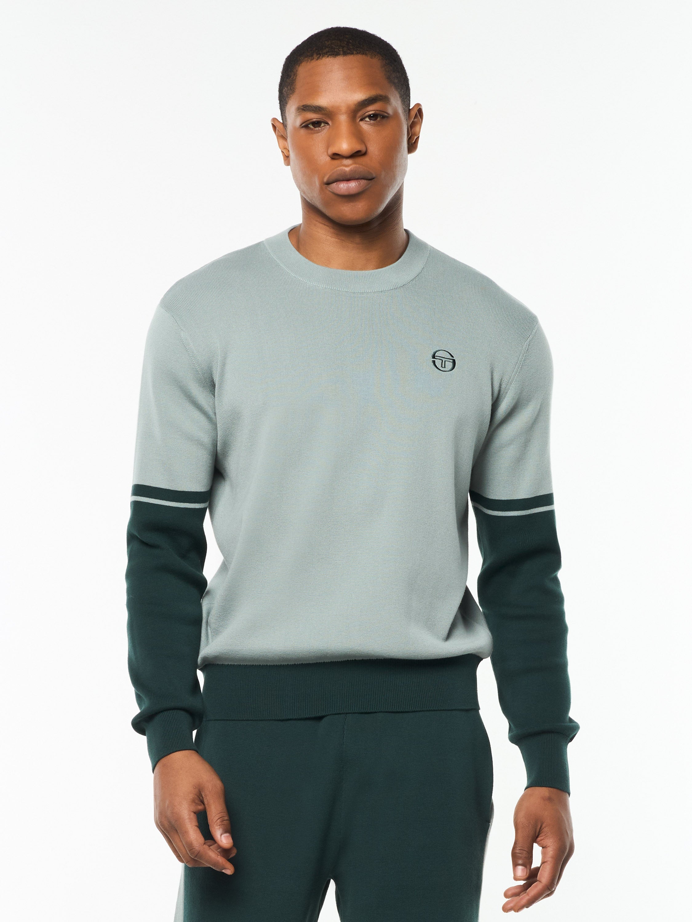 Giovane Crewneck- Slate Gray
