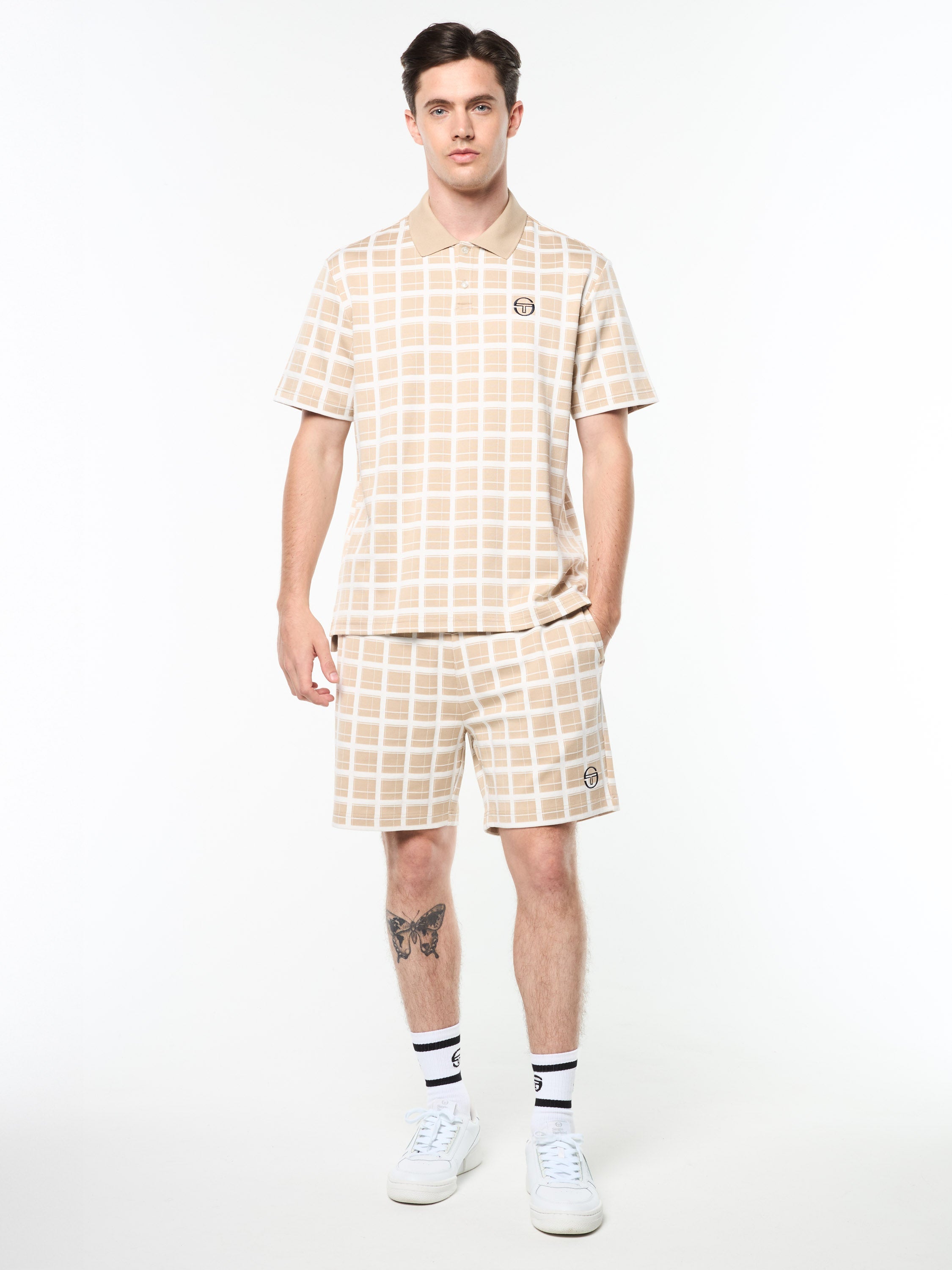 Damarindo Check Polo- Humus