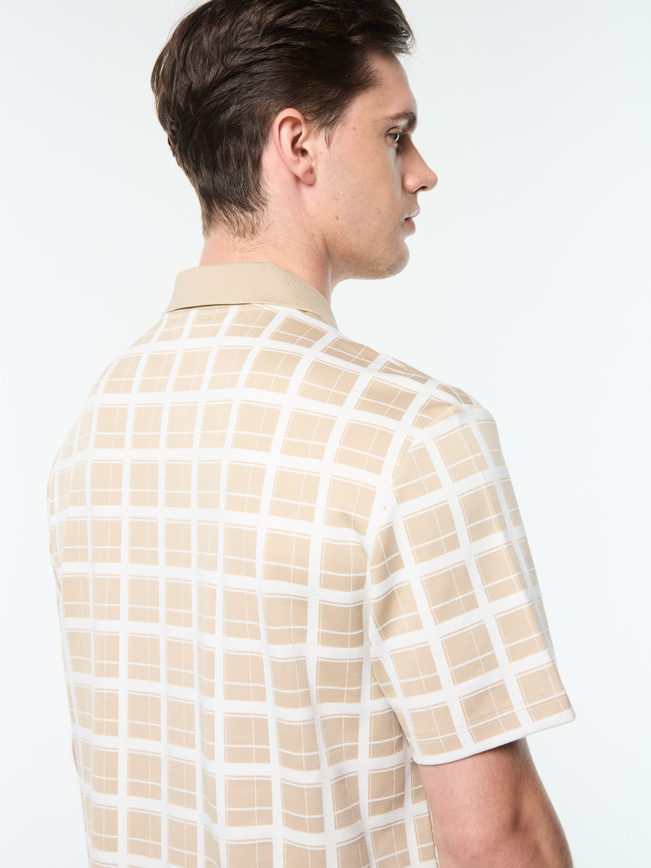 Damarindo Check Polo- Humus