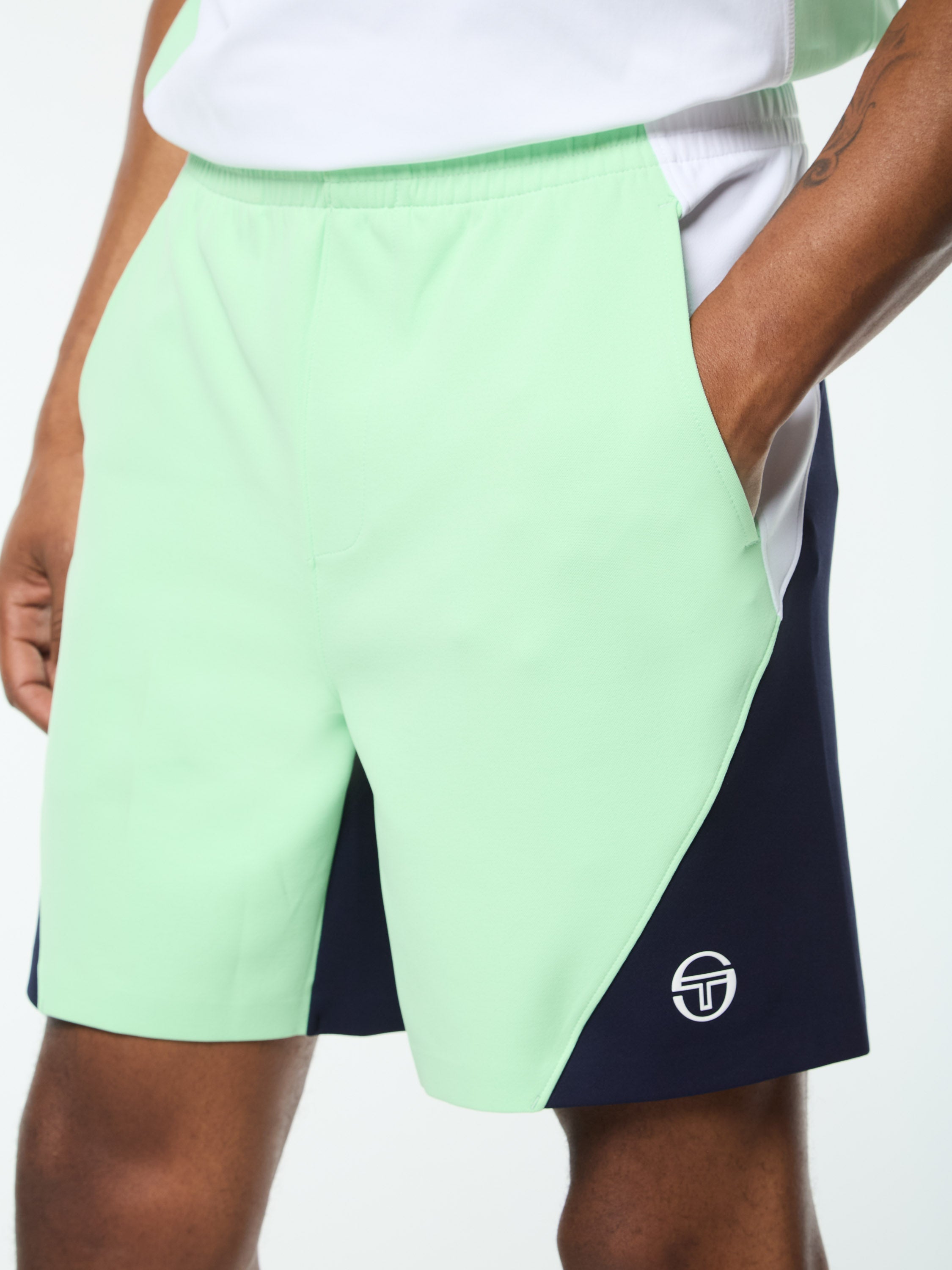 Pagia Court Short In Green Ash