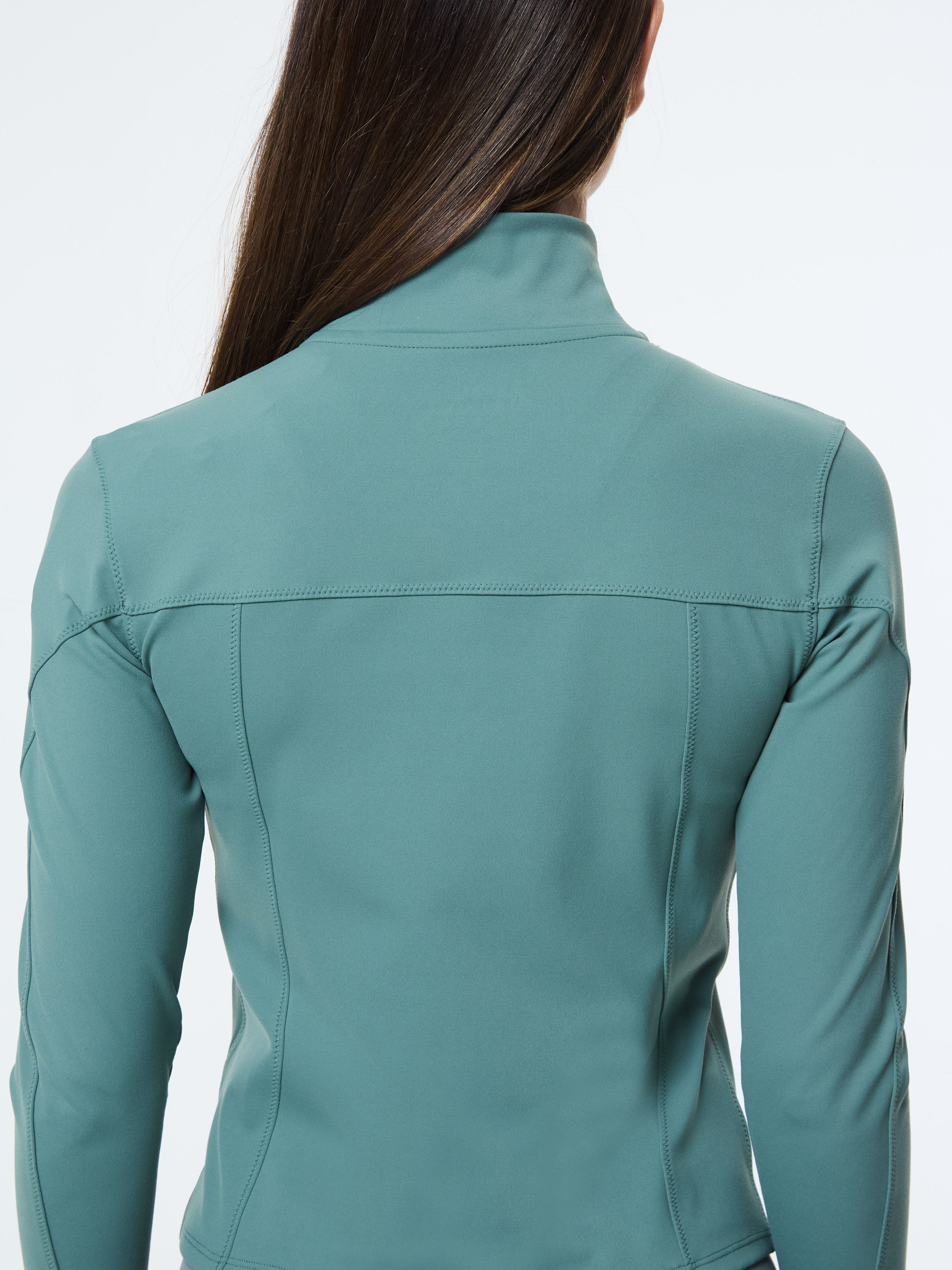 Delfina Contour Jacket- Duck Green
