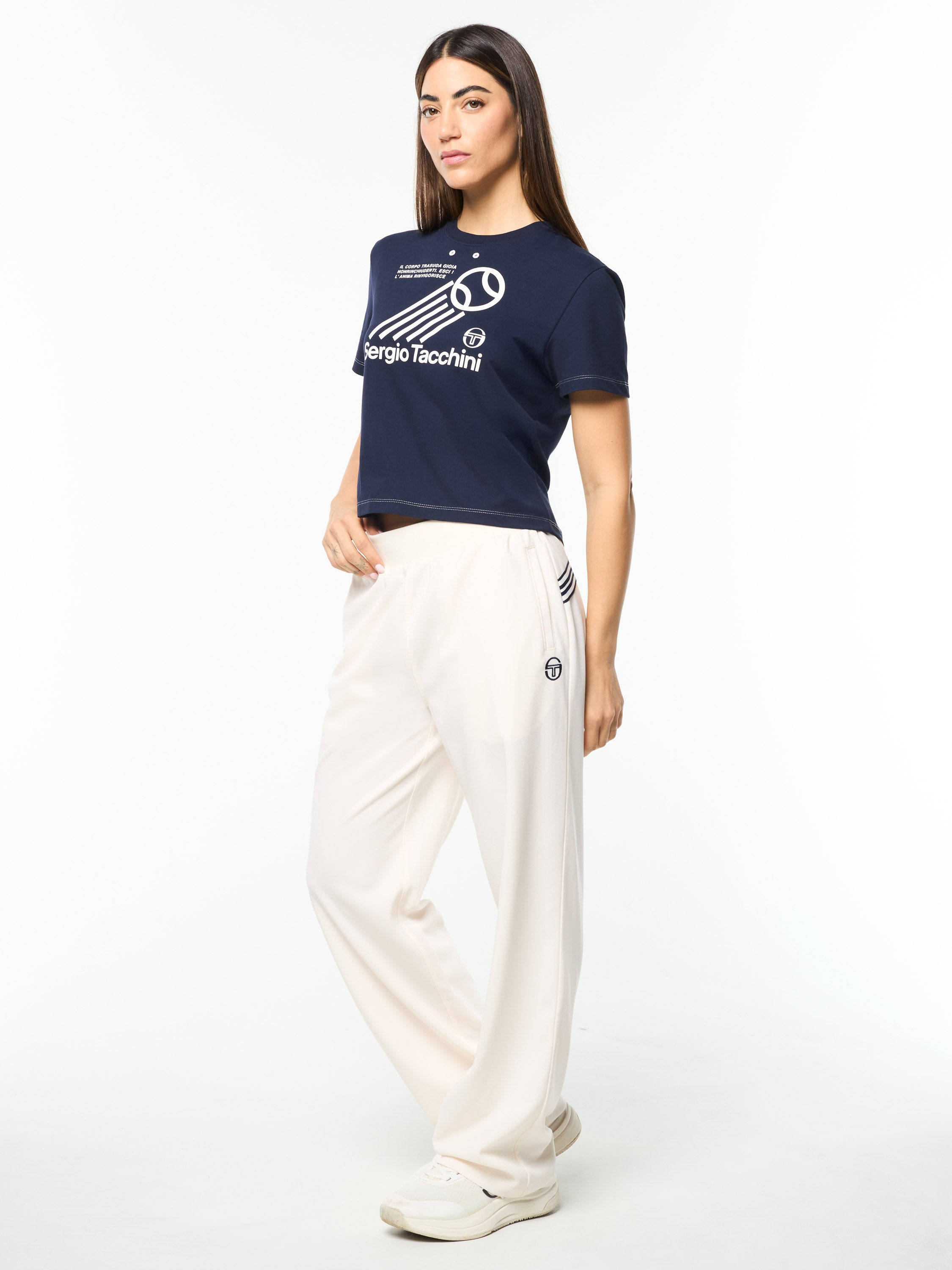 Nera Boxy Tee- Maritime Blue