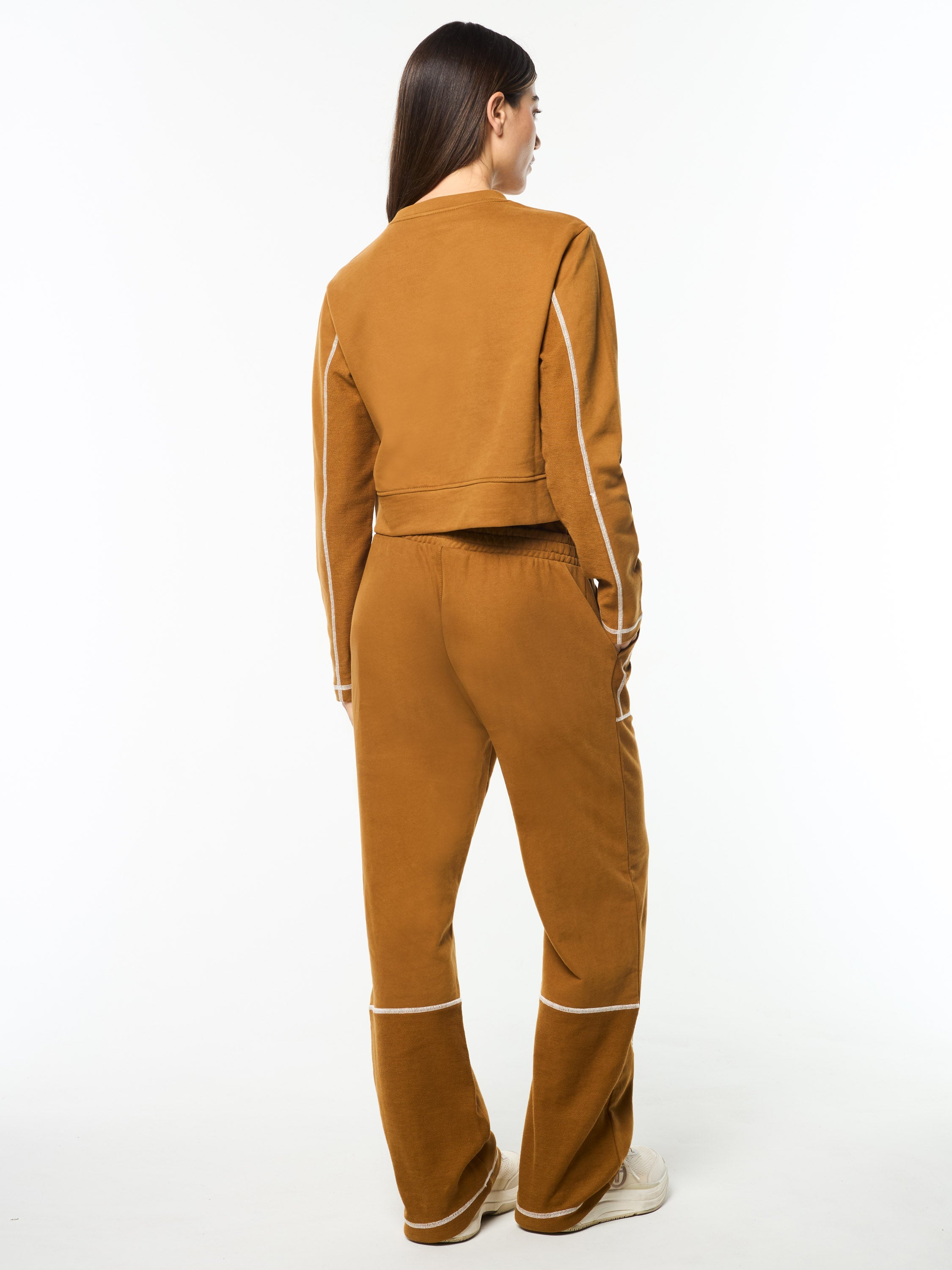 Greta Sweatpant- Bronze Brown